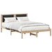 Cadru de pat cu tăblie tapițată cu headboard Negru 140 x 190 cm - WALTI WALTI
