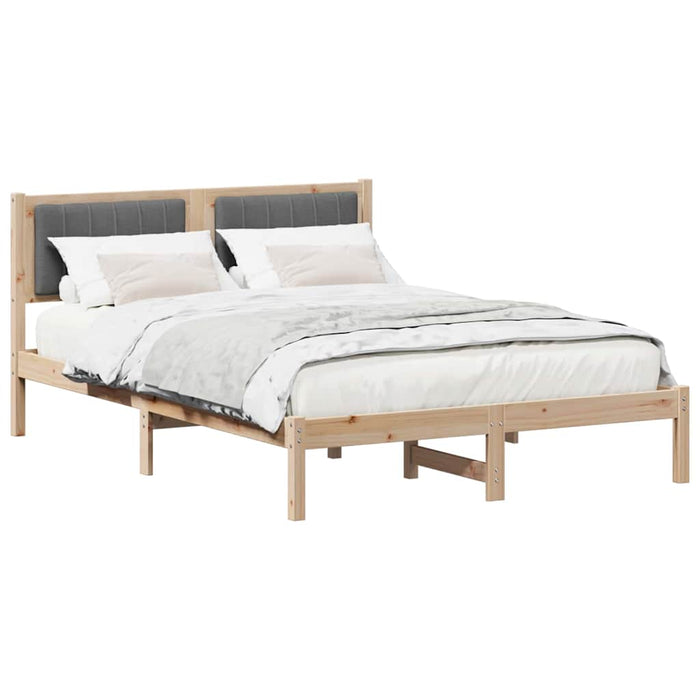 Cadru de pat cu tăblie tapițată Gri închis 120 x 190 cm - WALTI WALTI
