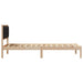 Cadru de pat cu tăblie tapițată cu headboard Negru 90 x 200 cm - WALTI WALTI