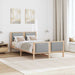 Cadru de pat cu headboard Gri deschis 120 x 190 cm țesătură - WALTI WALTI