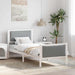 Cadru de pat cu headboard Gri deschis 75 x 190 cm țesătură - WALTI WALTI
