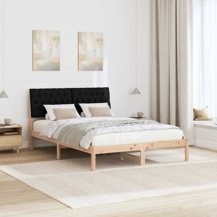 Cadru de pat cu tăblie tapițată cu headboard Maro 135 x 190 cm - WALTI WALTI