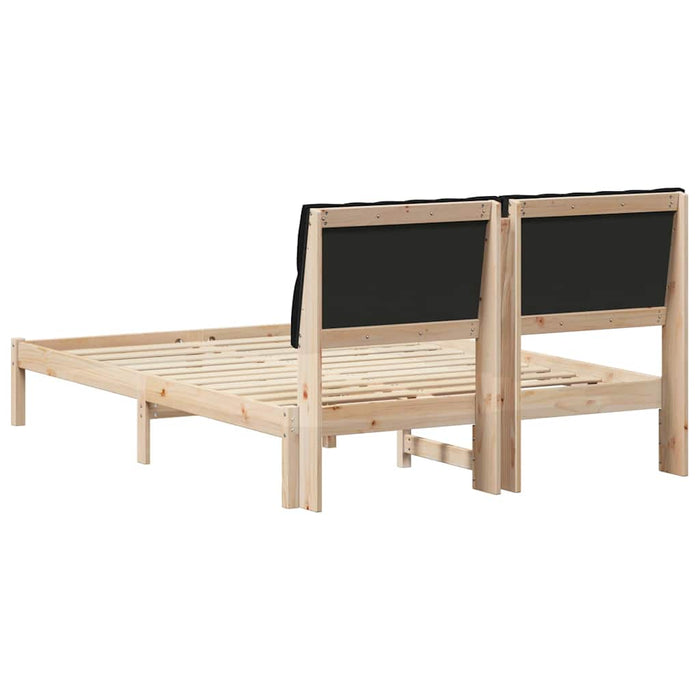 Cadru de pat cu tăblie tapițată cu headboard Maro 135 x 190 cm - WALTI WALTI