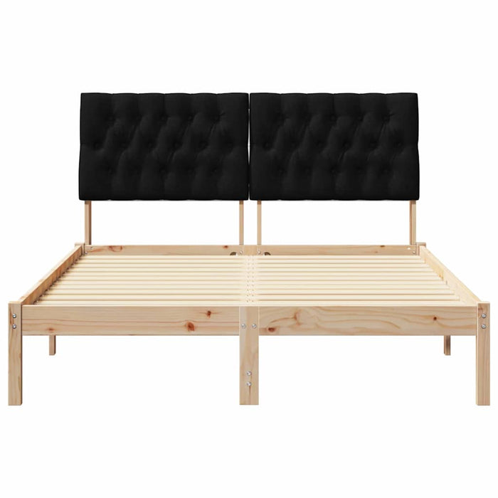 Cadru de pat cu tăblie tapițată cu headboard Maro 135 x 190 cm - WALTI WALTI