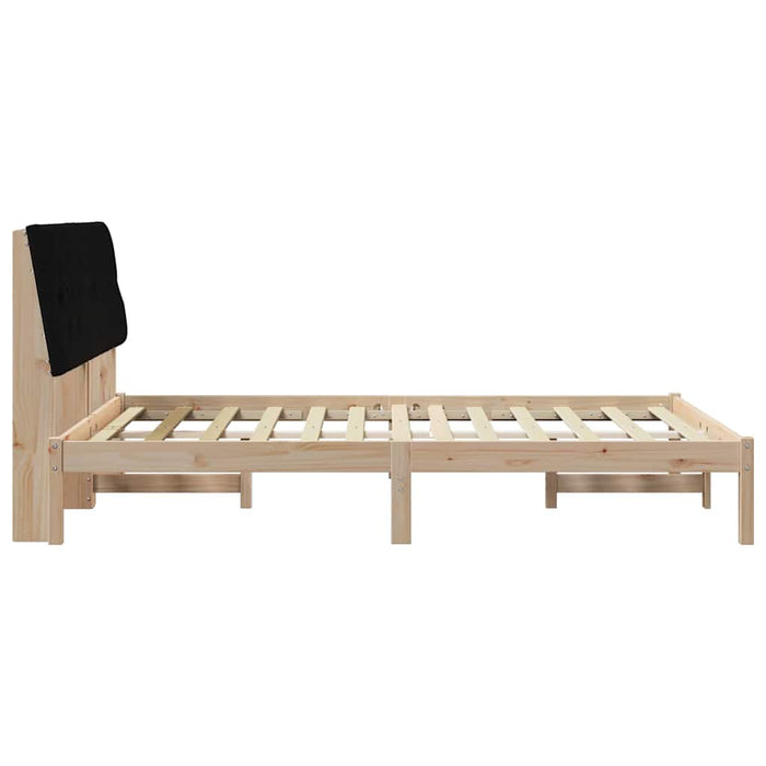 Cadru de pat cu tăblie tapițată cu headboard Maro 135 x 190 cm - WALTI WALTI