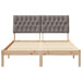 Cadru de pat cu tăblie tapițată cu headboard Maro 135 x 190 cm - WALTI WALTI
