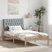Cadru de pat cu tăblie tapițată cu headboard Maro 100 x 200 cm - WALTI WALTI