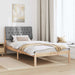 Cadru de pat cu tăblie tapițată cu headboard Maro 100 x 200 cm - WALTI WALTI