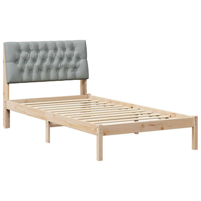 Cadru de pat cu tăblie tapițată cu headboard Maro 100 x 200 cm - WALTI WALTI