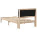Cadru de pat cu tăblie tapițată cu headboard Maro 100 x 200 cm - WALTI WALTI