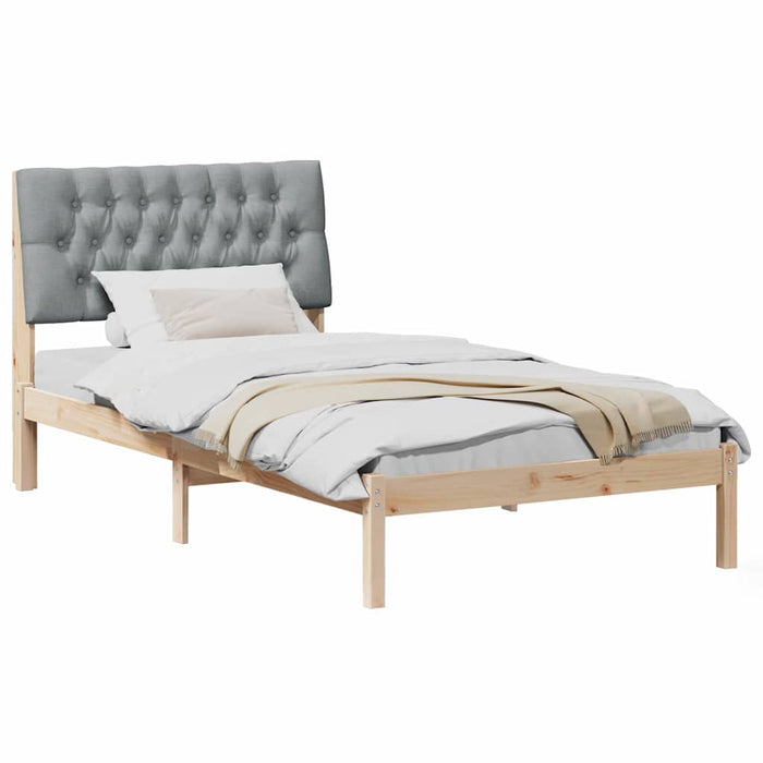 Cadru de pat cu tăblie tapițată cu headboard Maro 100 x 200 cm - WALTI WALTI
