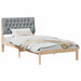 Cadru de pat cu tăblie tapițată cu headboard Maro 100 x 200 cm - WALTI WALTI