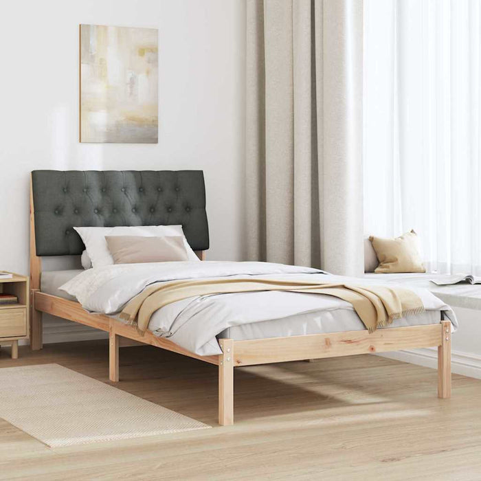 Cadru de pat cu tăblie tapițată cu headboard Maro 100 x 200 cm - WALTI WALTI