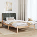 Cadru de pat cu tăblie tapițată cu headboard Maro 100 x 200 cm - WALTI WALTI