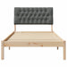 Cadru de pat cu tăblie tapițată cu headboard Maro 100 x 200 cm - WALTI WALTI