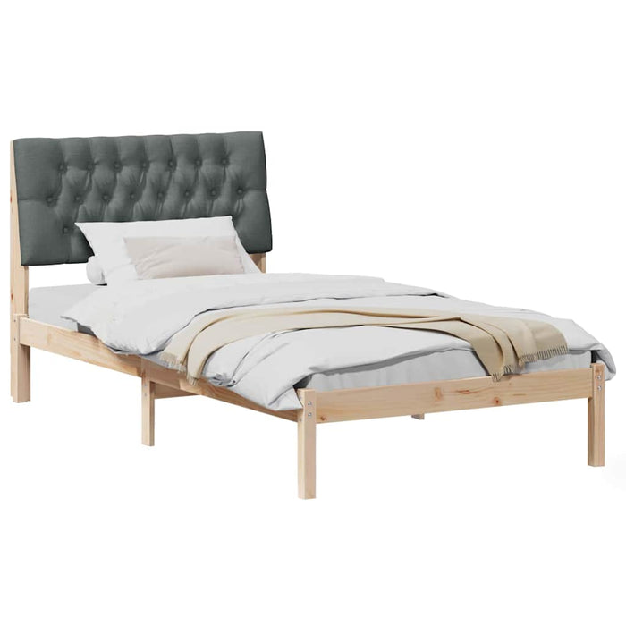 Cadru de pat cu tăblie tapițată cu headboard Maro 100 x 200 cm - WALTI WALTI