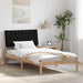 Cadru de pat cu tăblie tapițată cu headboard Maro 100 x 200 cm - WALTI WALTI