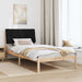 Cadru de pat cu tăblie tapițată cu headboard Maro 100 x 200 cm - WALTI WALTI