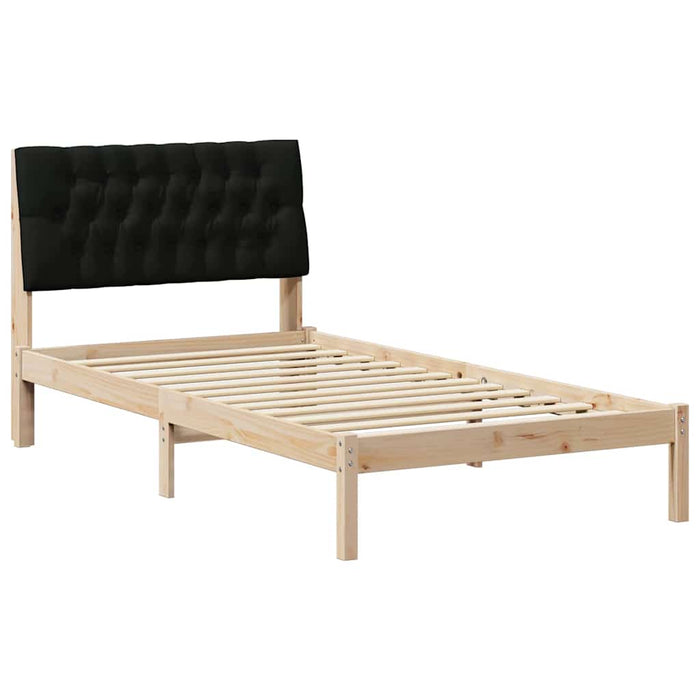 Cadru de pat cu tăblie tapițată cu headboard Maro 100 x 200 cm - WALTI WALTI