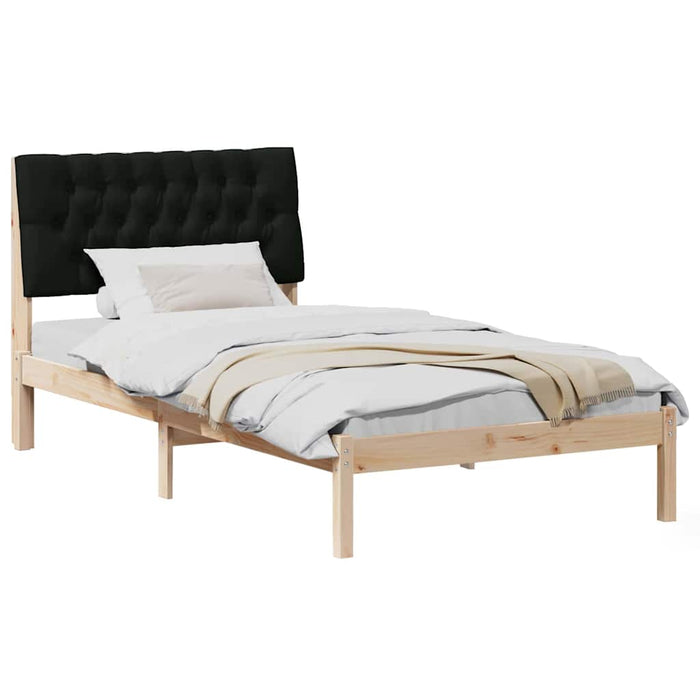 Cadru de pat cu tăblie tapițată cu headboard Maro 100 x 200 cm - WALTI WALTI