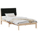 Cadru de pat cu tăblie tapițată cu headboard Maro 100 x 200 cm - WALTI WALTI