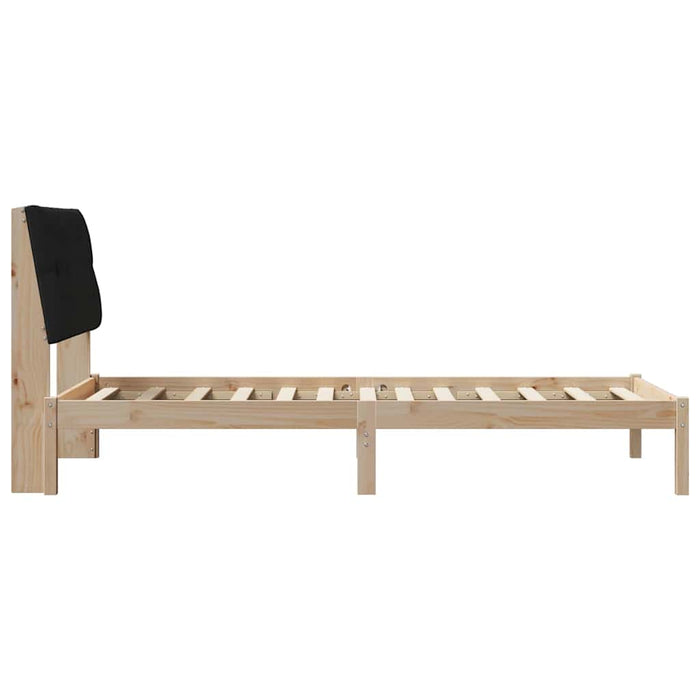Cadru de pat cu tăblie tapițată cu headboard Maro 100 x 200 cm - WALTI WALTI