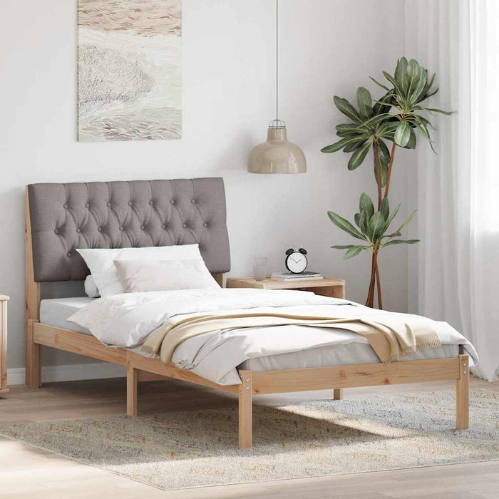 Cadru de pat cu tăblie tapițată cu headboard Maro 100 x 200 cm - WALTI WALTI