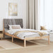 Cadru de pat cu tăblie tapițată cu headboard Maro 100 x 200 cm - WALTI WALTI