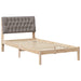 Cadru de pat cu tăblie tapițată cu headboard Maro 100 x 200 cm - WALTI WALTI