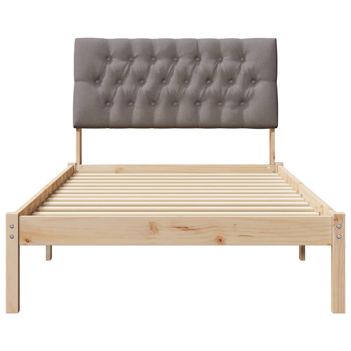 Cadru de pat cu tăblie tapițată cu headboard Maro 100 x 200 cm - WALTI WALTI