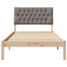Cadru de pat cu tăblie tapițată cu headboard Maro 100 x 200 cm - WALTI WALTI