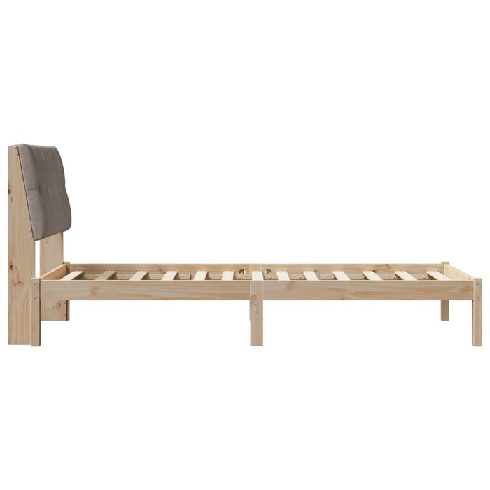 Cadru de pat cu tăblie tapițată cu headboard Maro 100 x 200 cm - WALTI WALTI