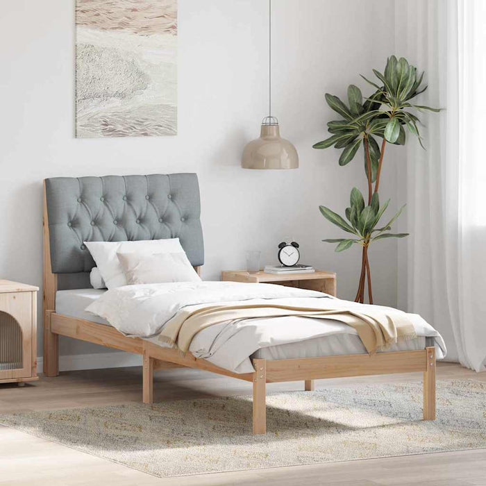 Cadru de pat cu tăblie tapițată cu headboard Maro 75 x 190 cm - WALTI WALTI