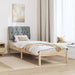 Cadru de pat cu tăblie tapițată cu headboard Maro 75 x 190 cm - WALTI WALTI