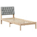 Cadru de pat cu tăblie tapițată cu headboard Maro 75 x 190 cm - WALTI WALTI