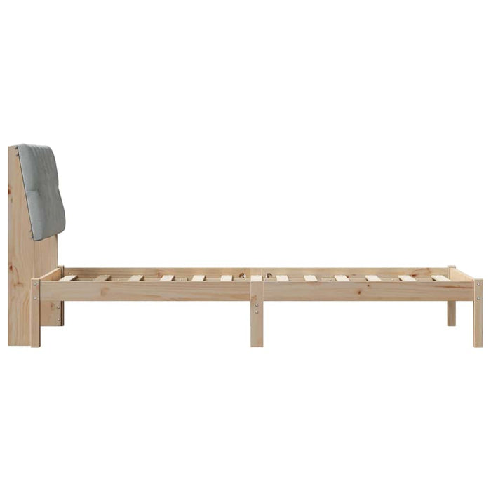 Cadru de pat cu tăblie tapițată cu headboard Maro 75 x 190 cm - WALTI WALTI