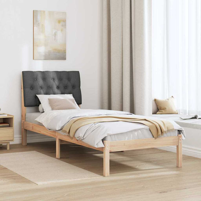 Cadru de pat cu tăblie tapițată cu headboard Maro 75 x 190 cm - WALTI WALTI