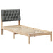 Cadru de pat cu tăblie tapițată cu headboard Maro 75 x 190 cm - WALTI WALTI
