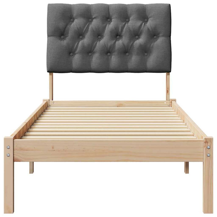 Cadru de pat cu tăblie tapițată cu headboard Maro 75 x 190 cm - WALTI WALTI