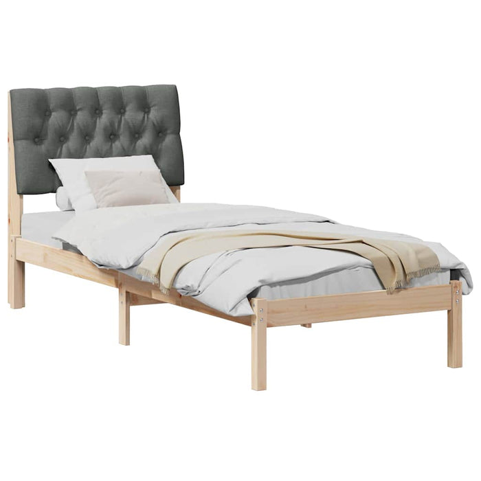 Cadru de pat cu tăblie tapițată cu headboard Maro 75 x 190 cm - WALTI WALTI