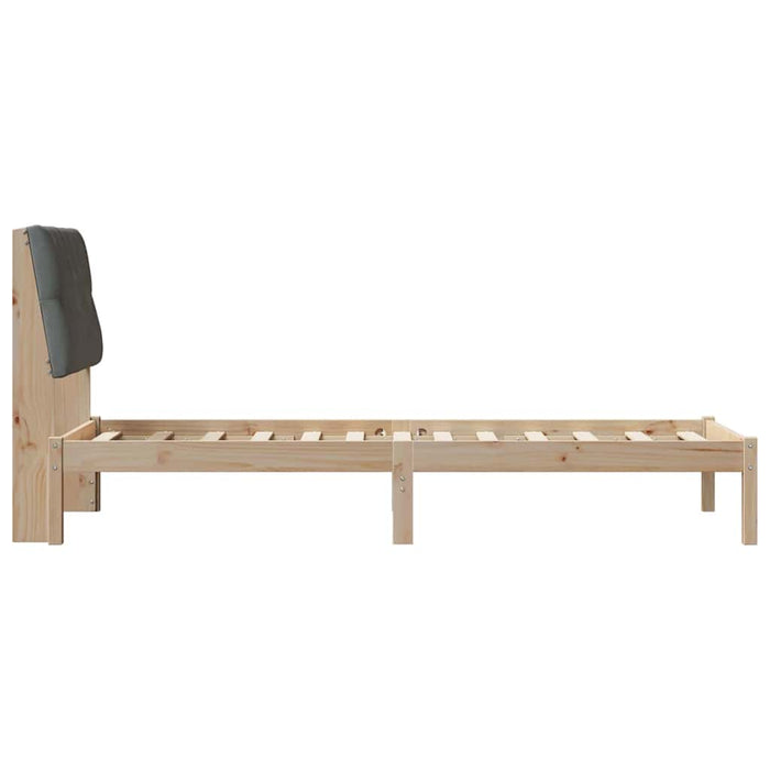 Cadru de pat cu tăblie tapițată cu headboard Maro 75 x 190 cm - WALTI WALTI