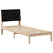 Cadru de pat cu tăblie tapițată cu headboard Maro 75 x 190 cm - WALTI WALTI