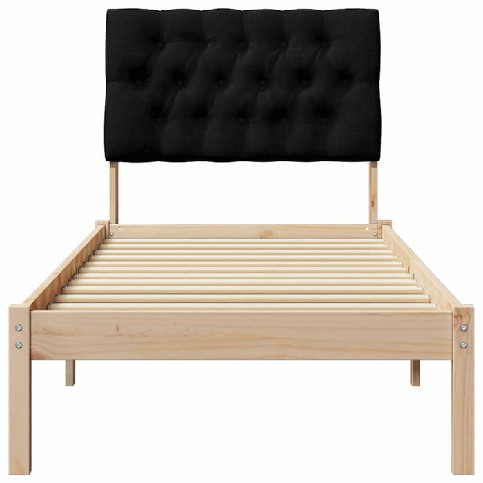 Cadru de pat cu tăblie tapițată cu headboard Maro 75 x 190 cm - WALTI WALTI
