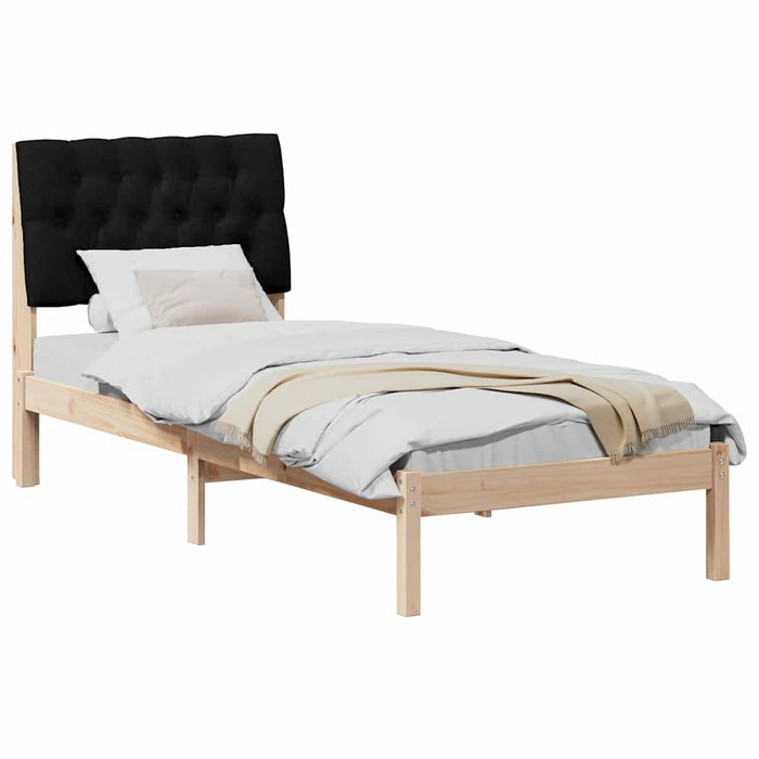 Cadru de pat cu tăblie tapițată cu headboard Maro 75 x 190 cm - WALTI WALTI