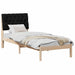 Cadru de pat cu tăblie tapițată cu headboard Maro 75 x 190 cm - WALTI WALTI