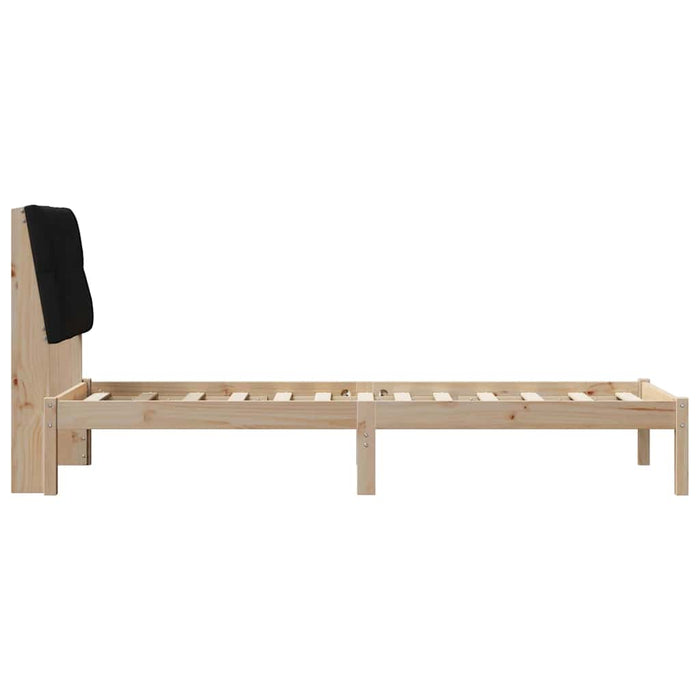 Cadru de pat cu tăblie tapițată cu headboard Maro 75 x 190 cm - WALTI WALTI