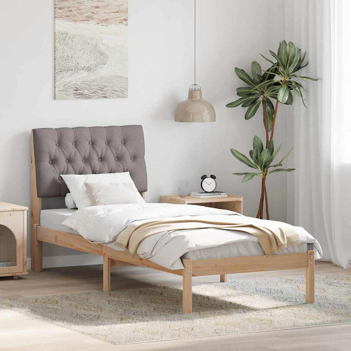 Cadru de pat cu tăblie tapițată cu headboard Maro 75 x 190 cm - WALTI WALTI