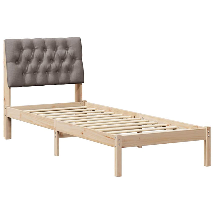 Cadru de pat cu tăblie tapițată cu headboard Maro 75 x 190 cm - WALTI WALTI