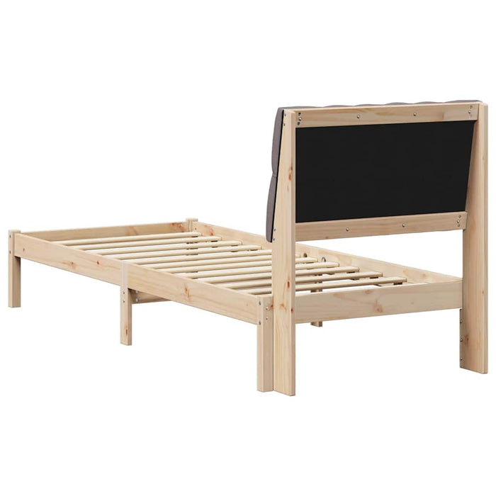 Cadru de pat cu tăblie tapițată cu headboard Maro 75 x 190 cm - WALTI WALTI