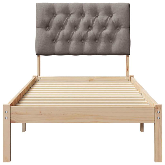 Cadru de pat cu tăblie tapițată cu headboard Maro 75 x 190 cm - WALTI WALTI